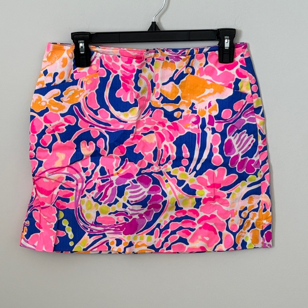 Lilly Pulitzer Pink and Blue Skort